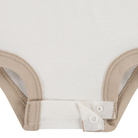 Conjunto 2 Bodies y Pantalón Niño Marrón Sabana